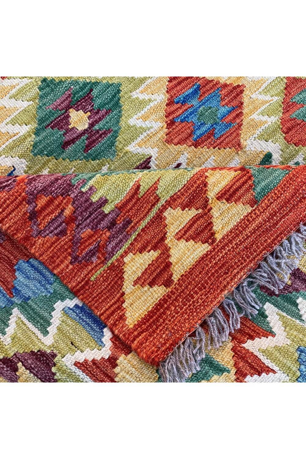 MODERN CHOBI KILIM 4.11 X 3.6 FT
