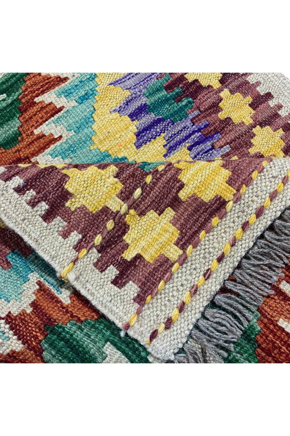 MODERN CHOBI KILIM 3.0 X 1.11 FT