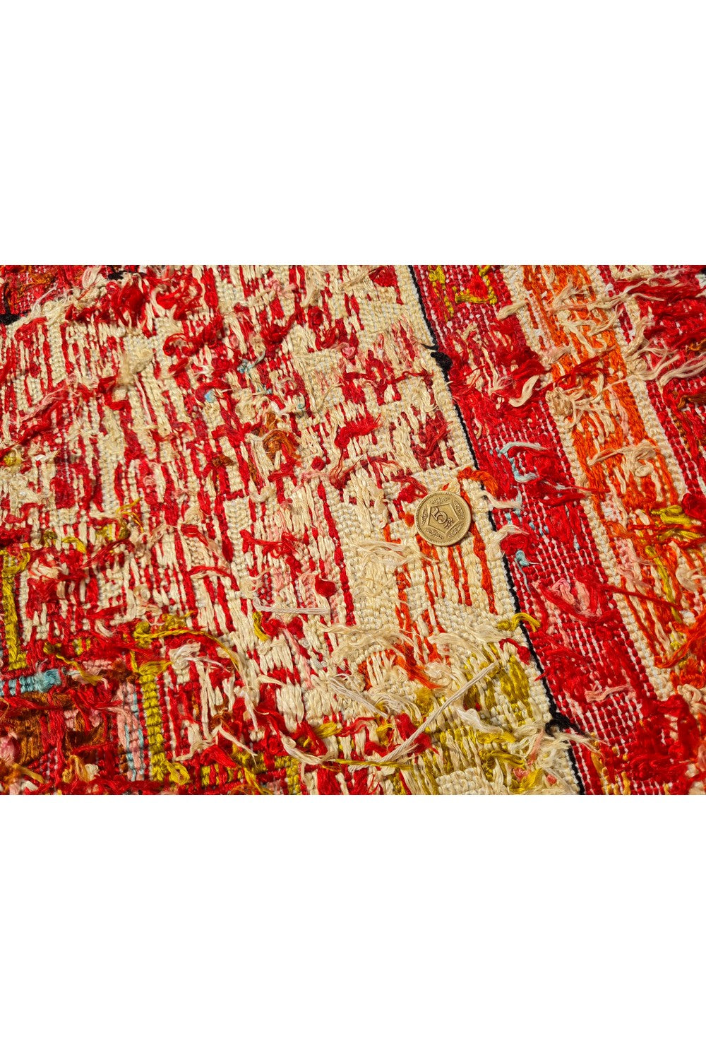 Fine Quality Hand Knotted Veg Dyed Soumak Pictorial Silk Kilim Area Rug 6.5 x 3.10 Ft (908 KHI)