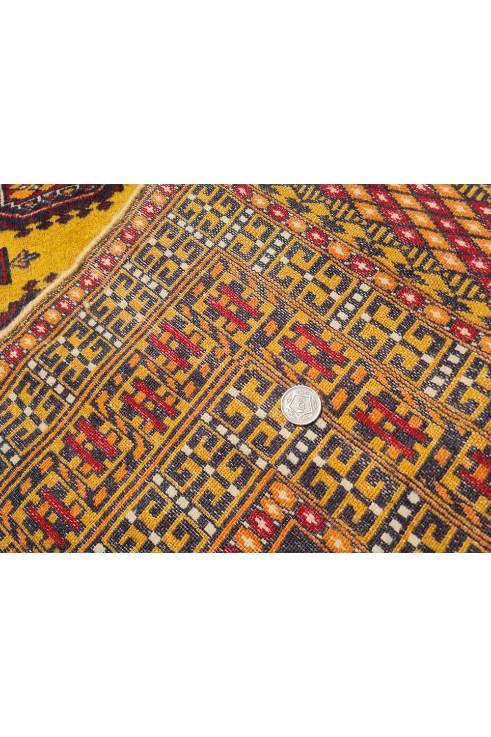 Authentic Hand Knotted Vintage Pakistani Bokhara jhaldar Wool Area Rug 6 x 4 Ft