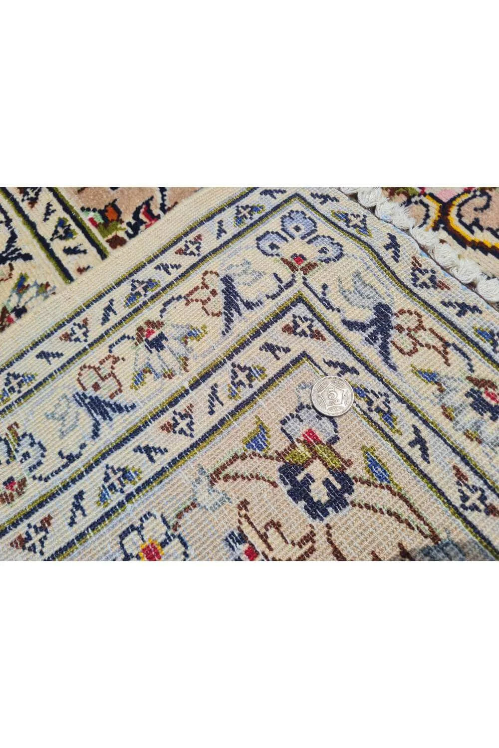 Amazing Hand Knotted Vintage Qashoun Wool Area Rug 10.10 x 8.4 Ft