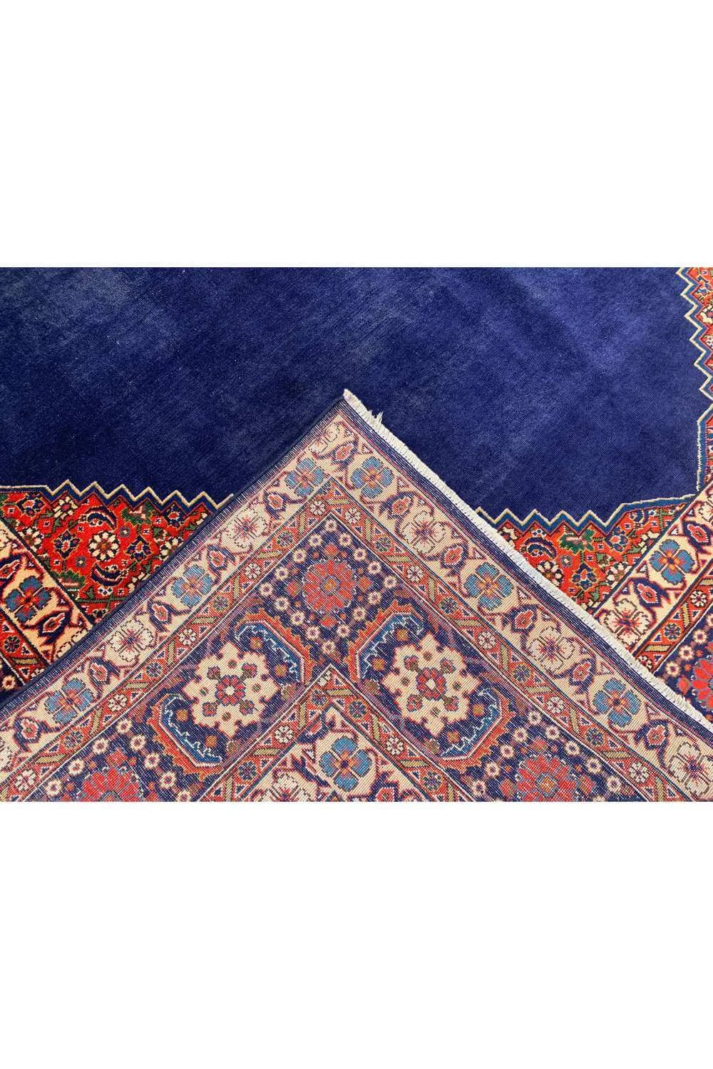 Amazing Hand Knotted Vintage Bijour Wool Area Rug 11.8 x 8.0 Ft