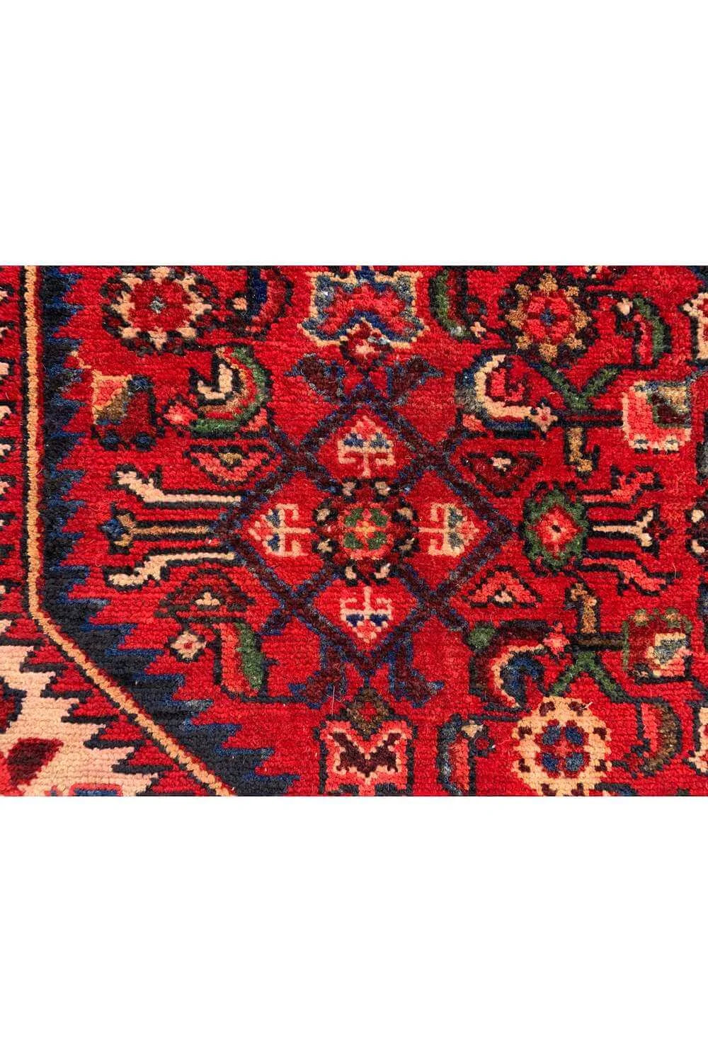 Amazing Hand Knotted Vintage Hamidoun Wool Area Rug 5.2 x 3.5 Ft
