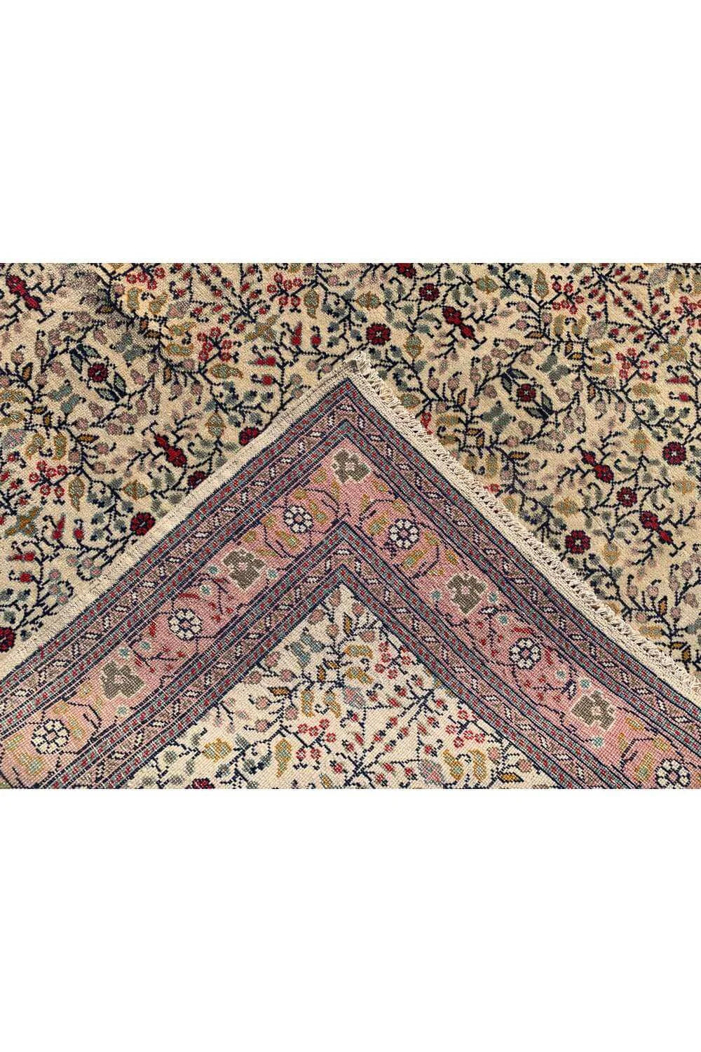 Amazing Hand Knotted Vintage Qaisery Wool Area Rug 11.2 x 8.4 Ft