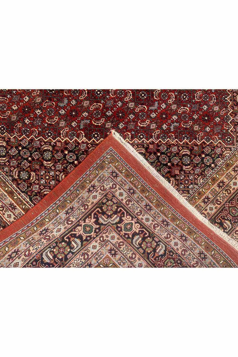 Amazing Hand Knotted Vintage Bijour Wool Area Rug 11.6 x 7.10 Ft
