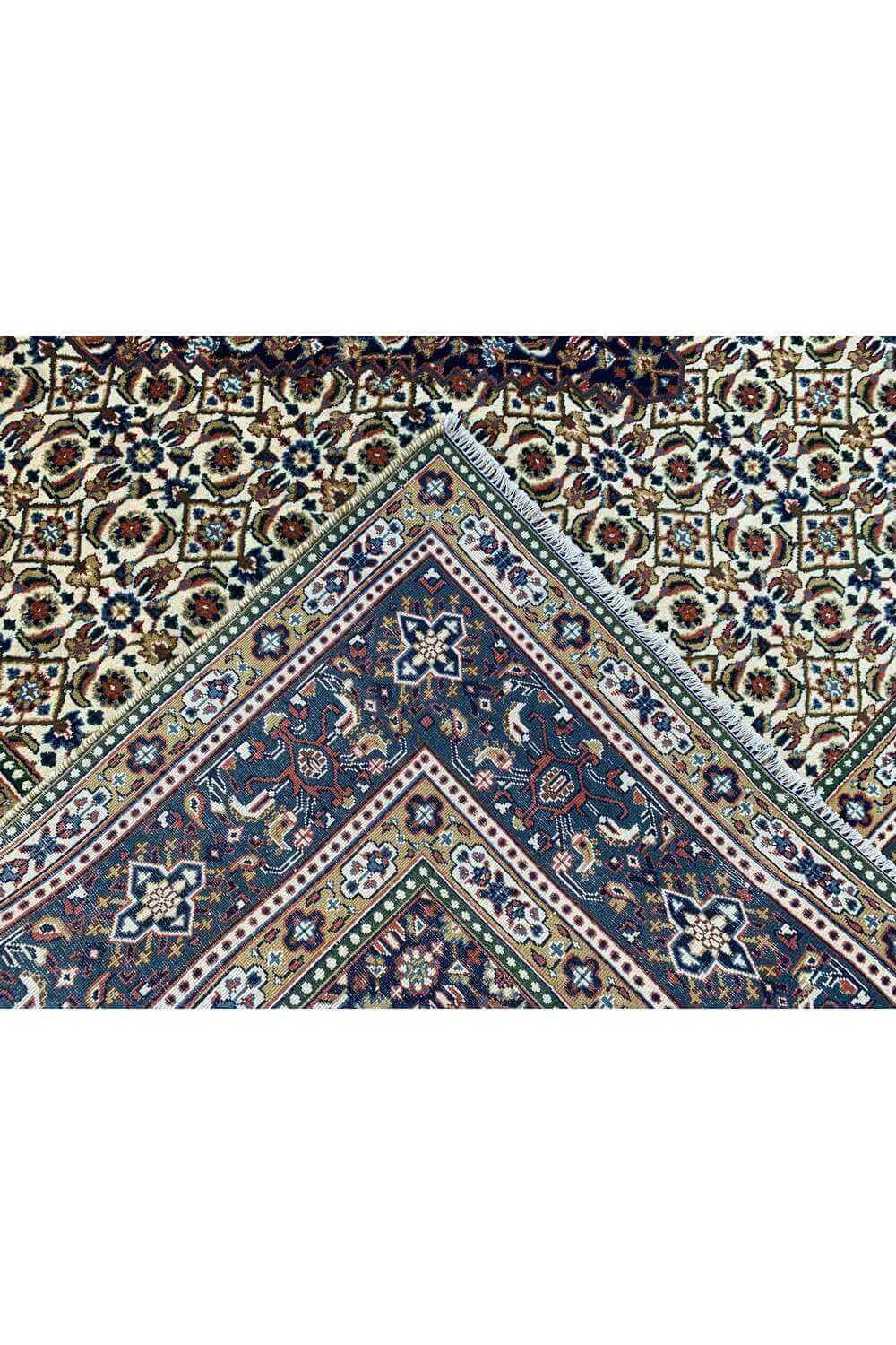 Amazing Hand Knotted Vintage Bijour Wool Area Rug 9.4 x 8.0 Ft
