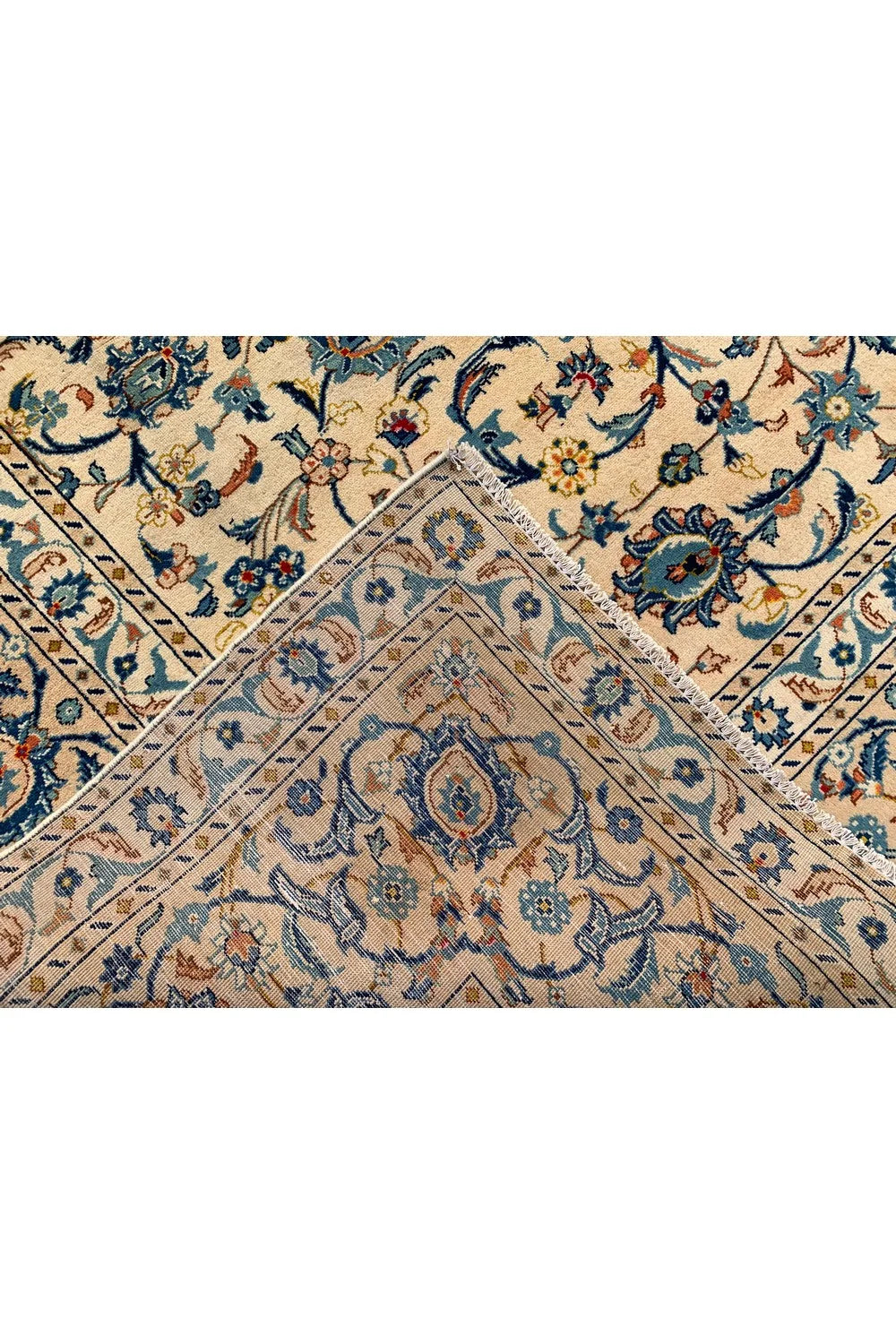Amazing Hand Knotted Vintage Qashoun Wool Area Rug 13.5 x 9.6 Ft