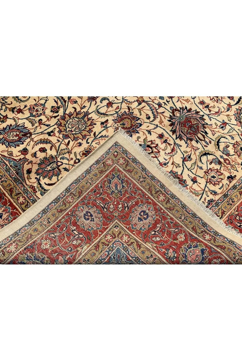 Authentic Hand Knotted Vintage Hamidoun Wool Area Rug 12.0 x 8.10 Ft