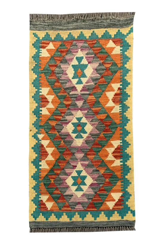 MODERN CHOBI KILIM 3.2 x 1.10 Ft