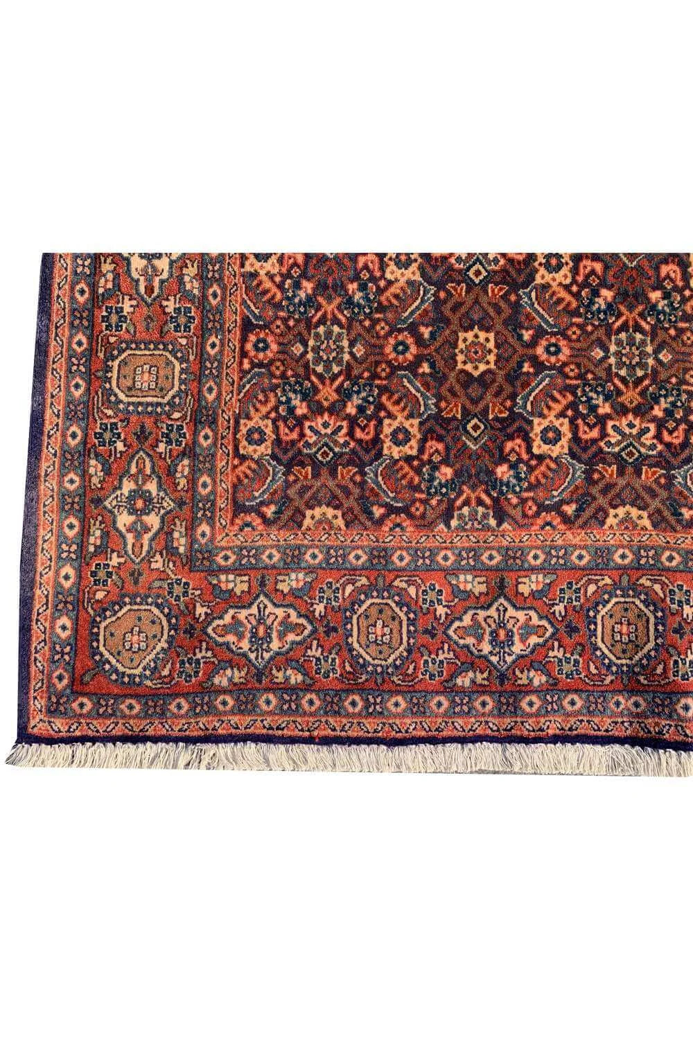 Amazing Hand Knotted Vintage Bijour Wool Area Rug 4.9 x 3.3 Ft