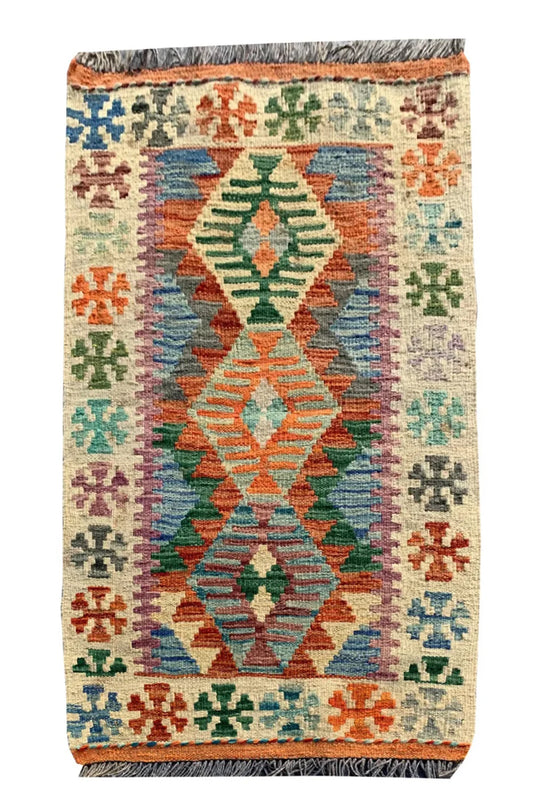 MODERN CHOBI KILIM 3.1 x 1.10 Ft