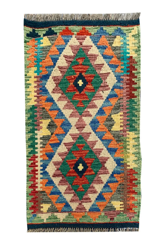 MODERN CHOBI KILIM 2.11 x 1.11 Ft