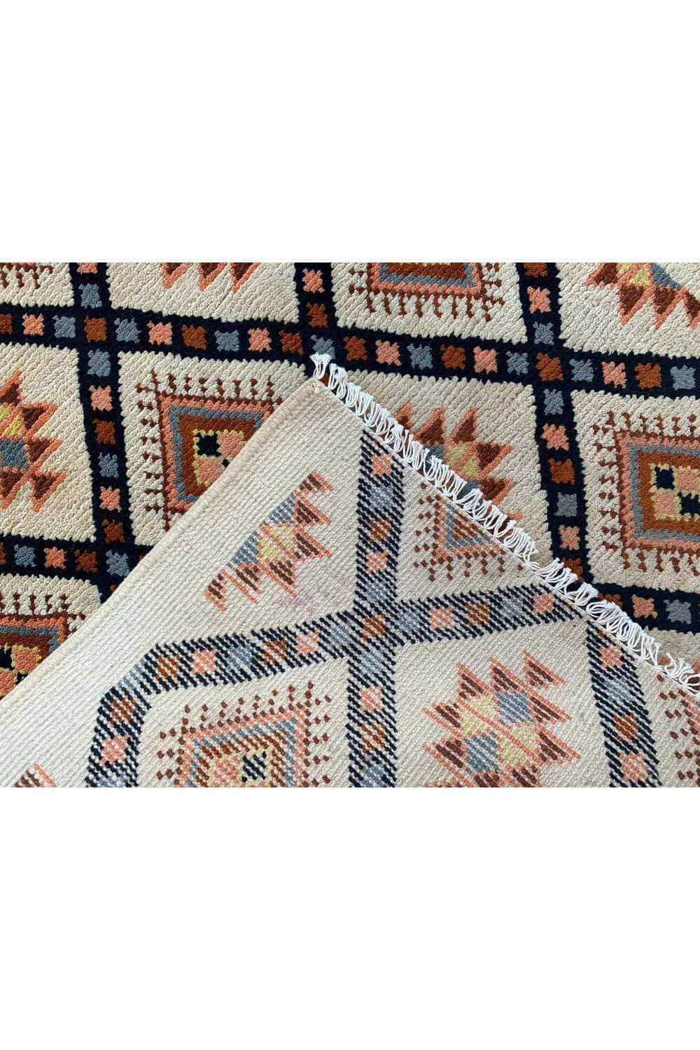 Amazing Hand Knotted Turkish Wool Area Runner Rug 8.9 x 3.0 Ft