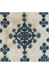 Authentic Hand Knotted Vintage Morocco Wool Area Rug 9.5 X 6.7 Ft (398 Ger)
