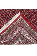 Authentic Hand Knotted Vintage Badam Gull Mir Wool Area Rug 9.3 X 6.4 Ft (366 Ger)