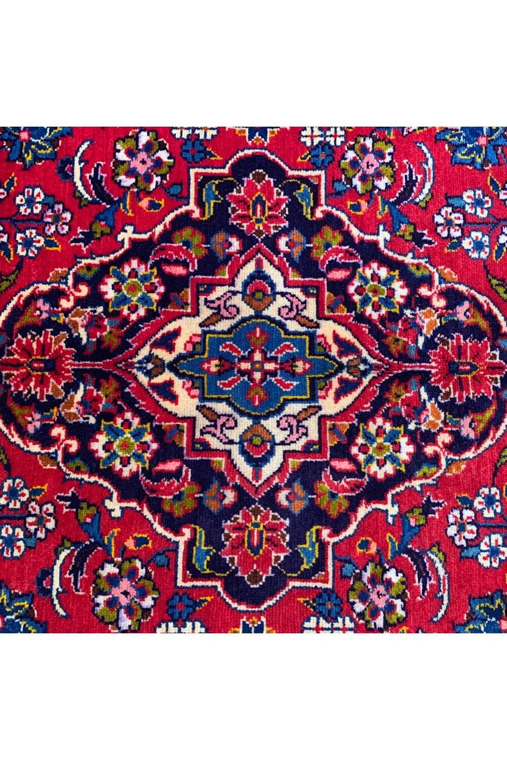 Authentic Hand Knotted Vintage Qashoun Wool Area Rug 5.3 X 3.8 FT