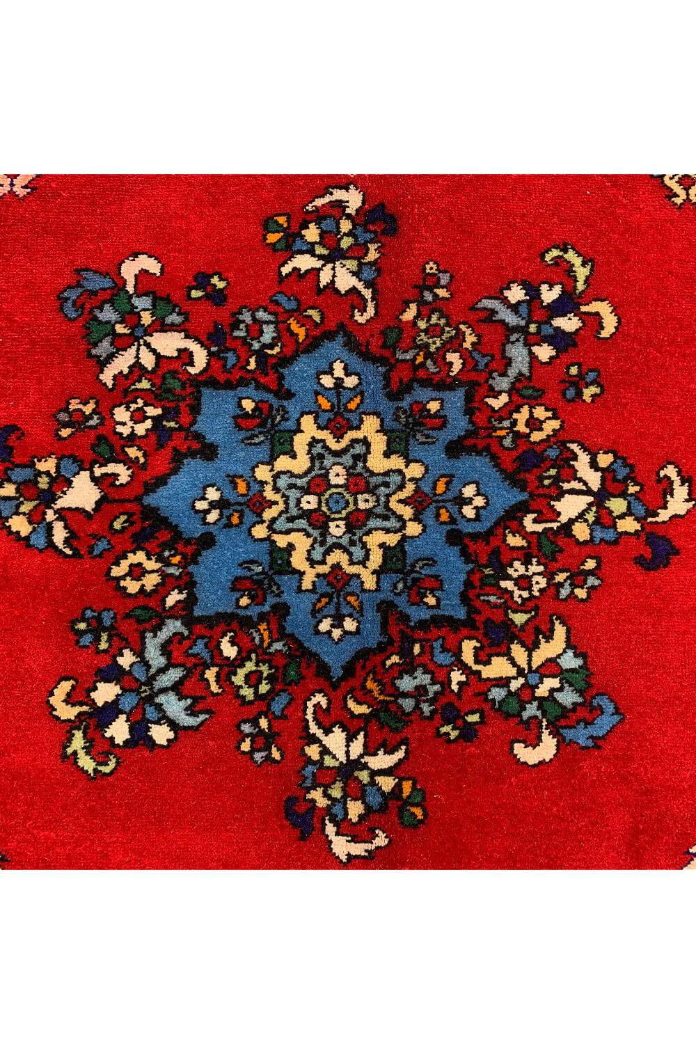 Authentic Hand Knotted Vintage Morocco Wool Area Rug 10.3 X 6.10 Ft (386 Ger)