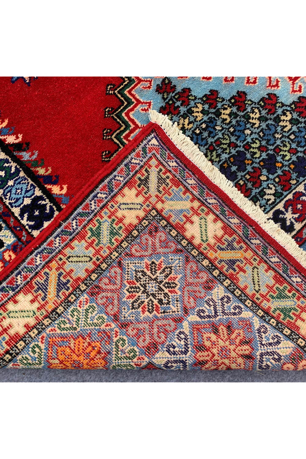 Authentic Hand Knotted Vintage Morocco Wool Area Rug 10.3 X 6.10 Ft (386 Ger)