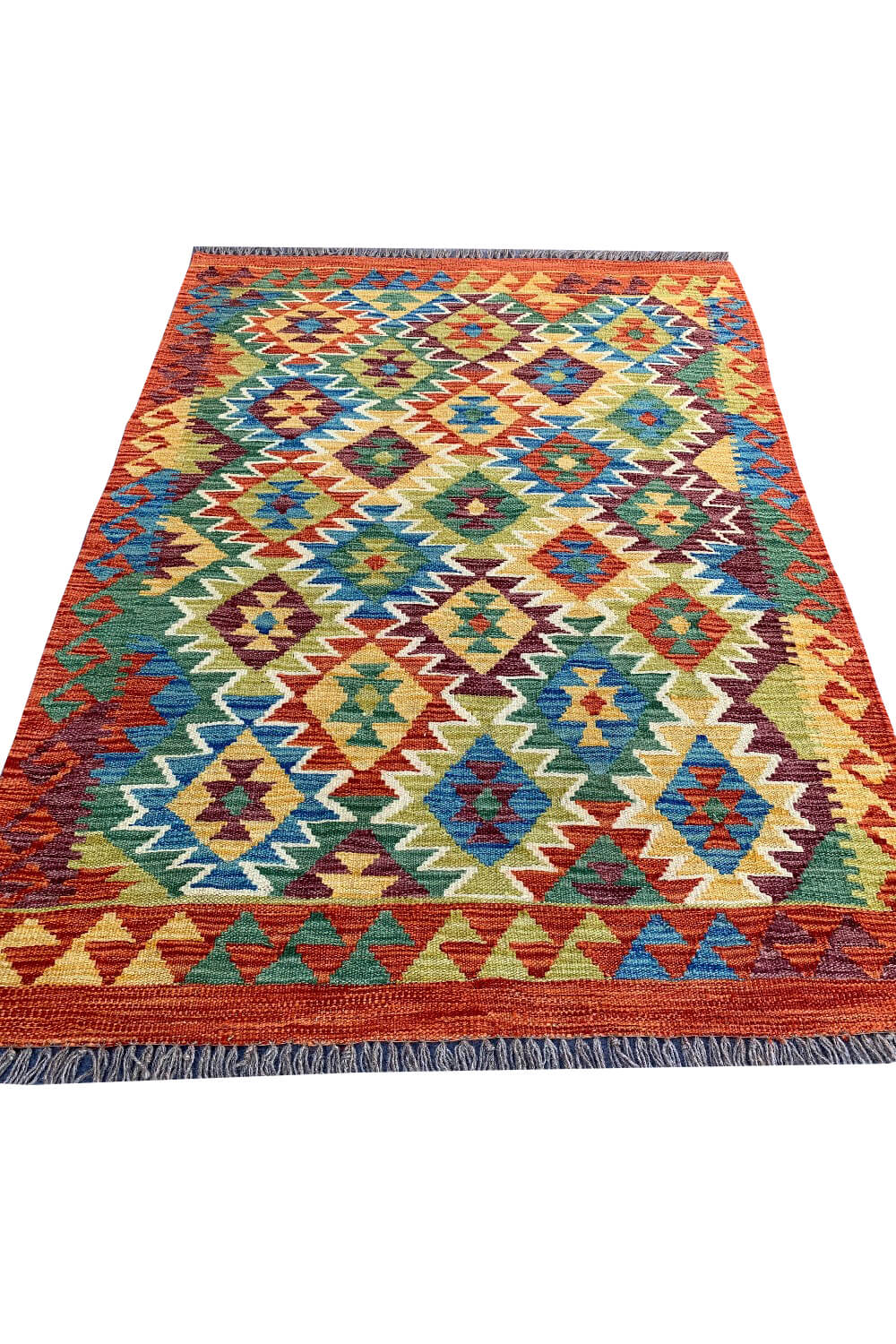 MODERN CHOBI KILIM 4.11 X 3.6 FT