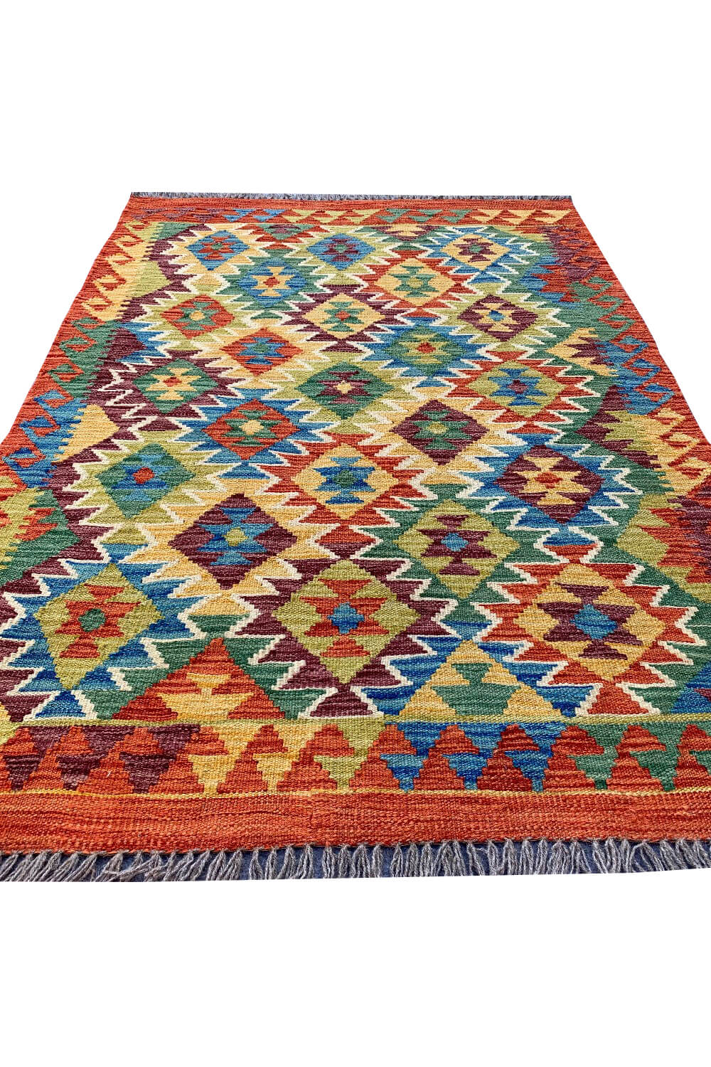 MODERN CHOBI KILIM 4.11 X 3.6 FT