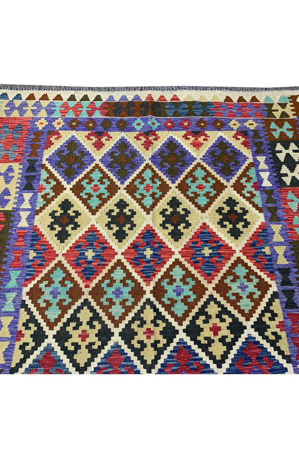 MODERN CHOBI KILIM 6.4 X 5.3 FT