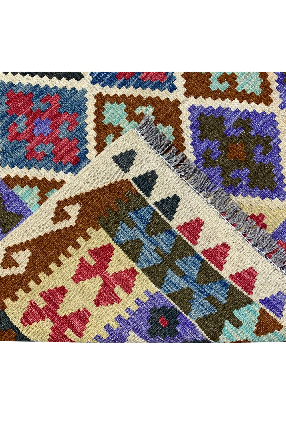 MODERN CHOBI KILIM 6.4 X 5.3 FT