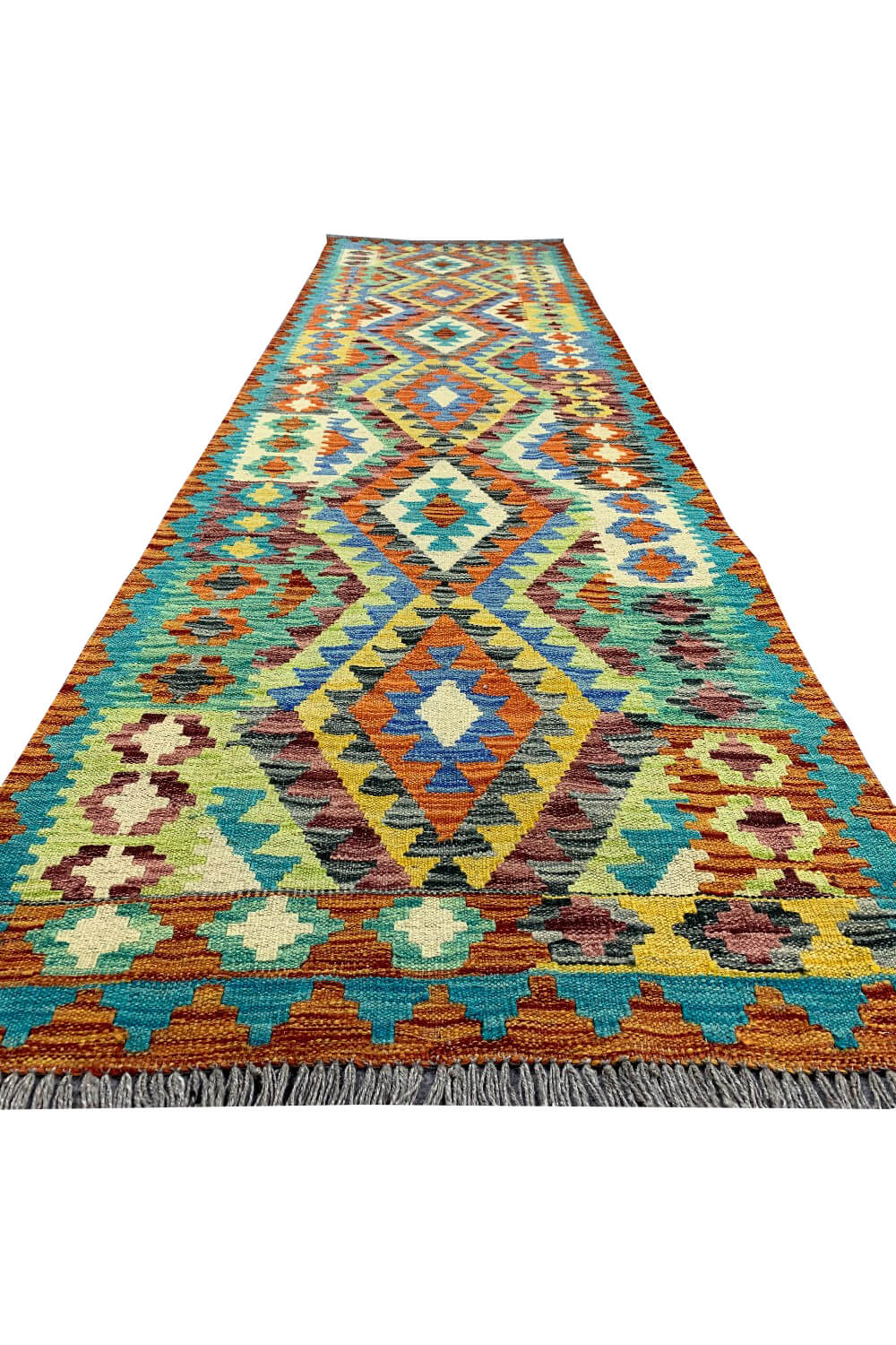 MODERN CHOBI RUNNER 9.11 X 2.7 FT