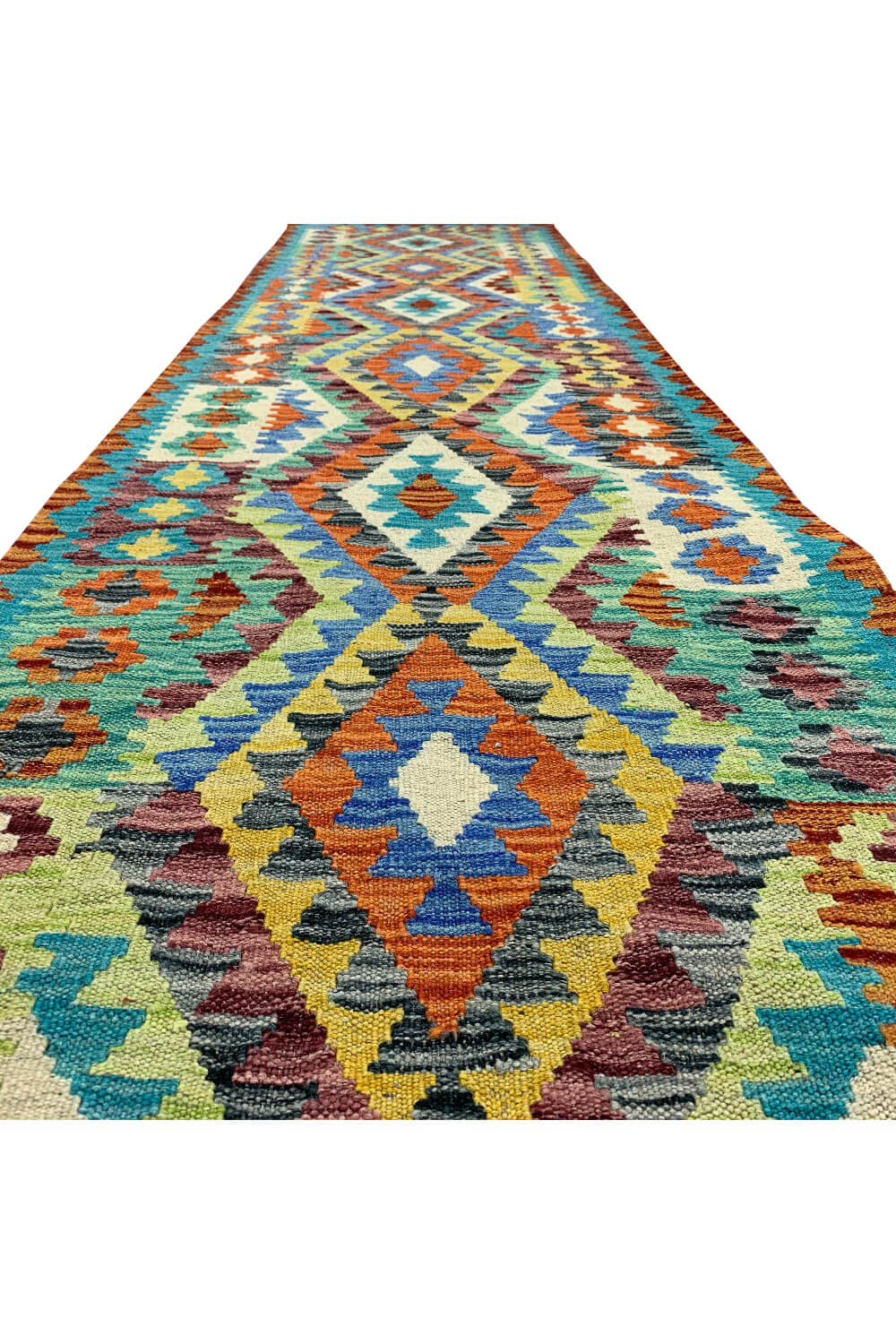 MODERN CHOBI RUNNER 9.11 X 2.7 FT