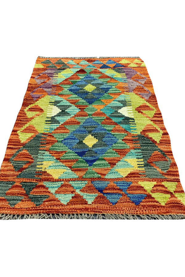 MODERN CHOBI KILIM 2.9 X 1.11 FT