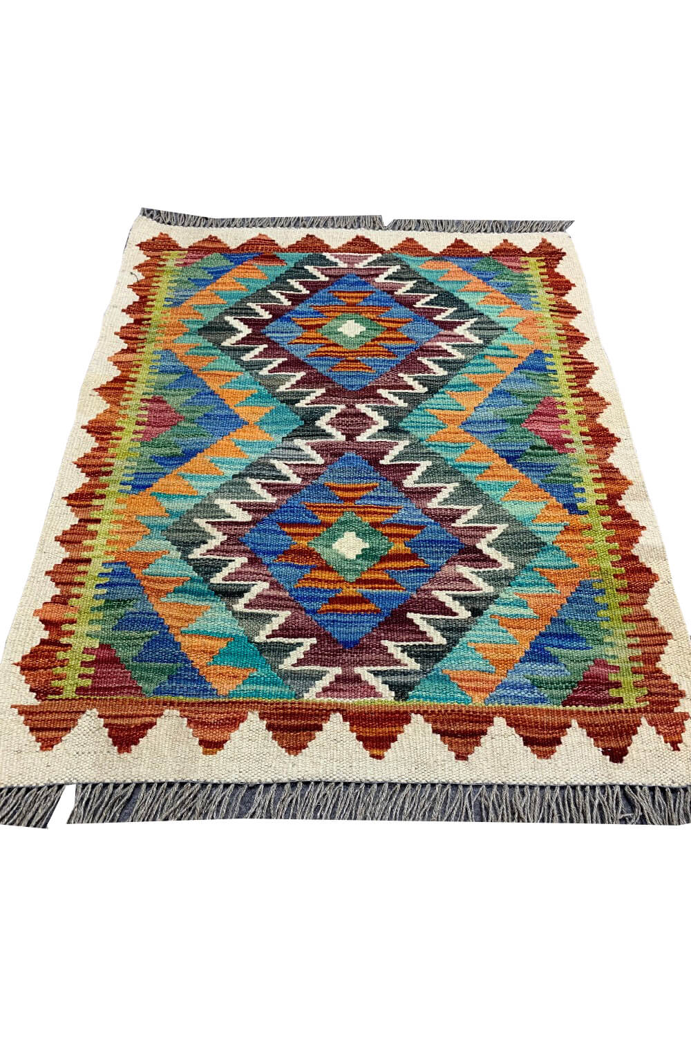 MODERN CHOBI KILIM 3.8 X 2.1 FT