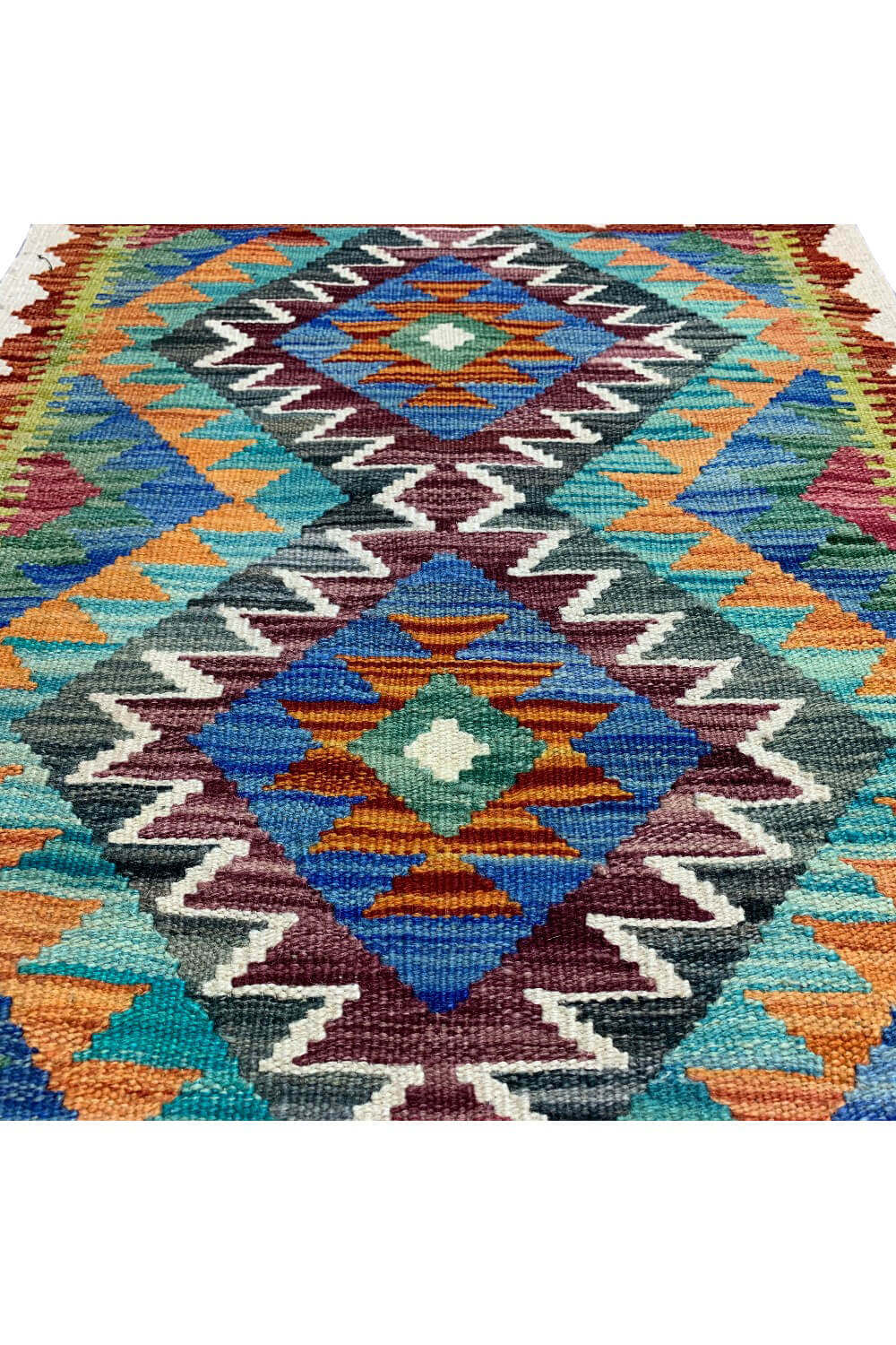 MODERN CHOBI KILIM 3.8 X 2.1 FT