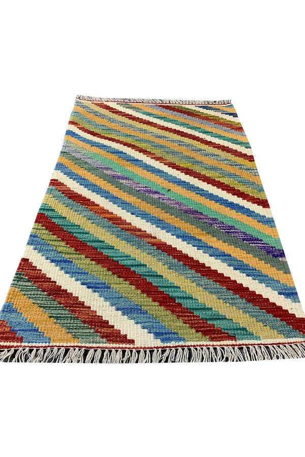 MODERN CHOBI KILIM 2.10 X 2.0 FT