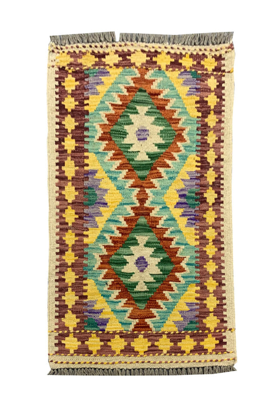 MODERN CHOBI KILIM 3.0 X 1.11 FT