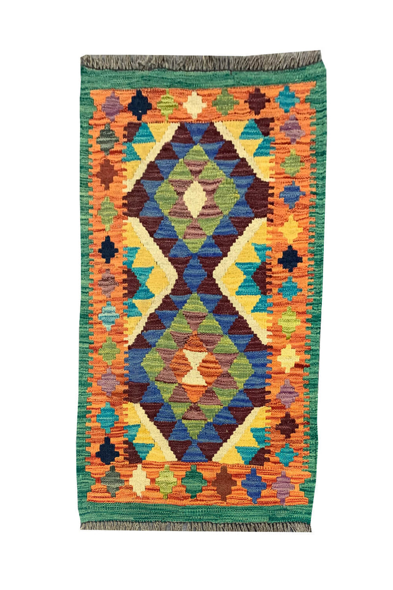 MODERN CHOBI KILIM 2.9 X 2.0 FT