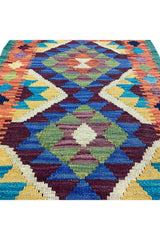 MODERN CHOBI KILIM 2.9 X 2.0 FT