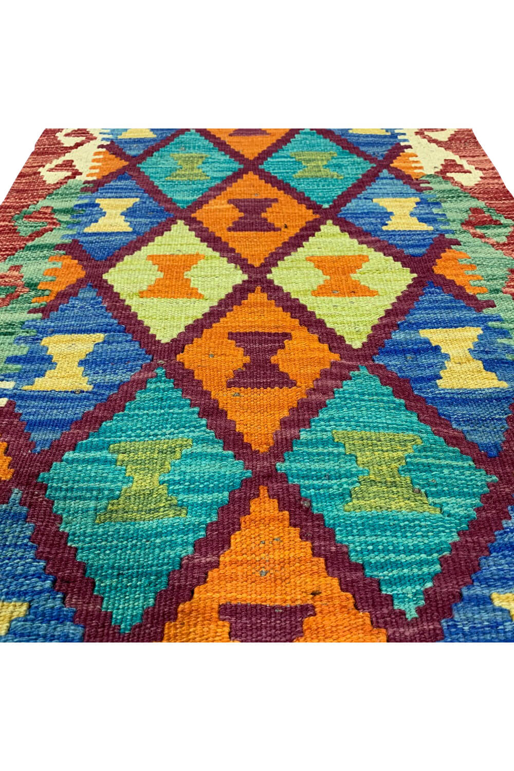 MODERN CHOBI KILIM 2.11 X 1.11 FT
