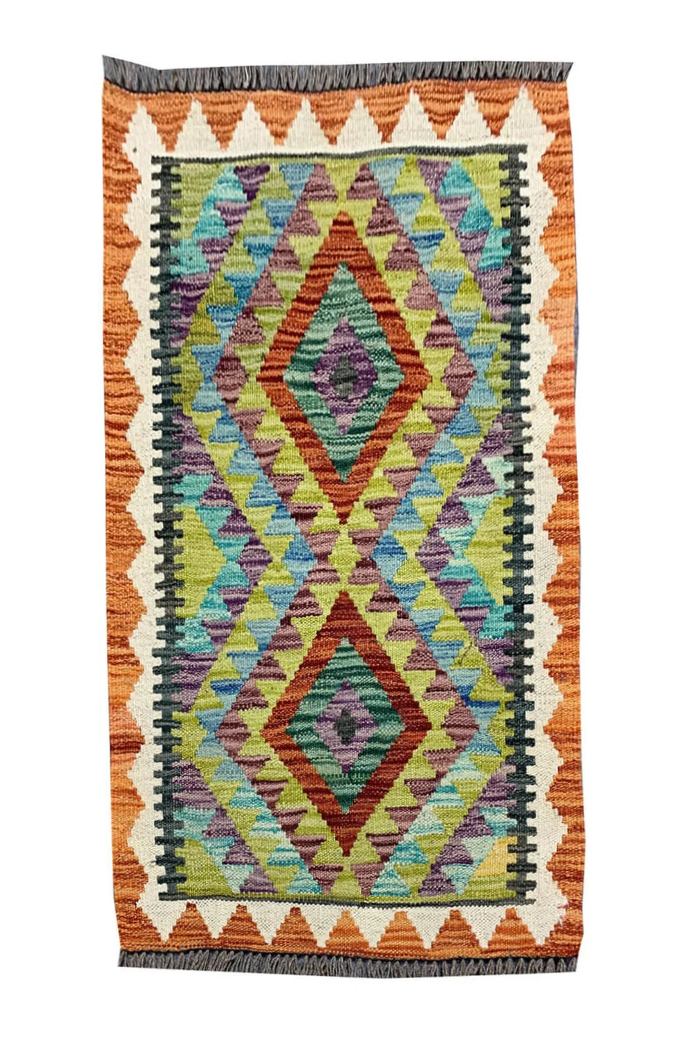MODERN CHOBI KILIM 2.10 X 2.1 FT