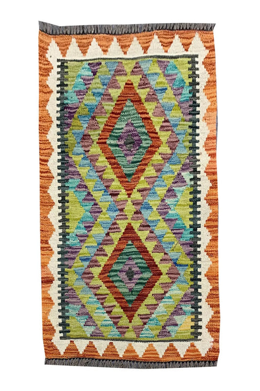 MODERN CHOBI KILIM 2.10 X 2.1 FT