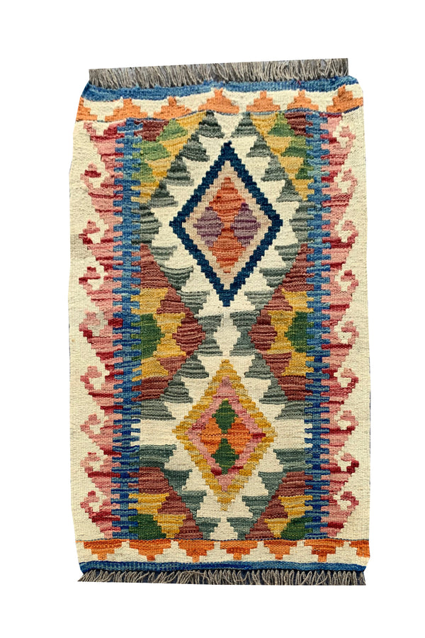 MODERN CHOBI KILIM 2.8 x 1.9 Ft