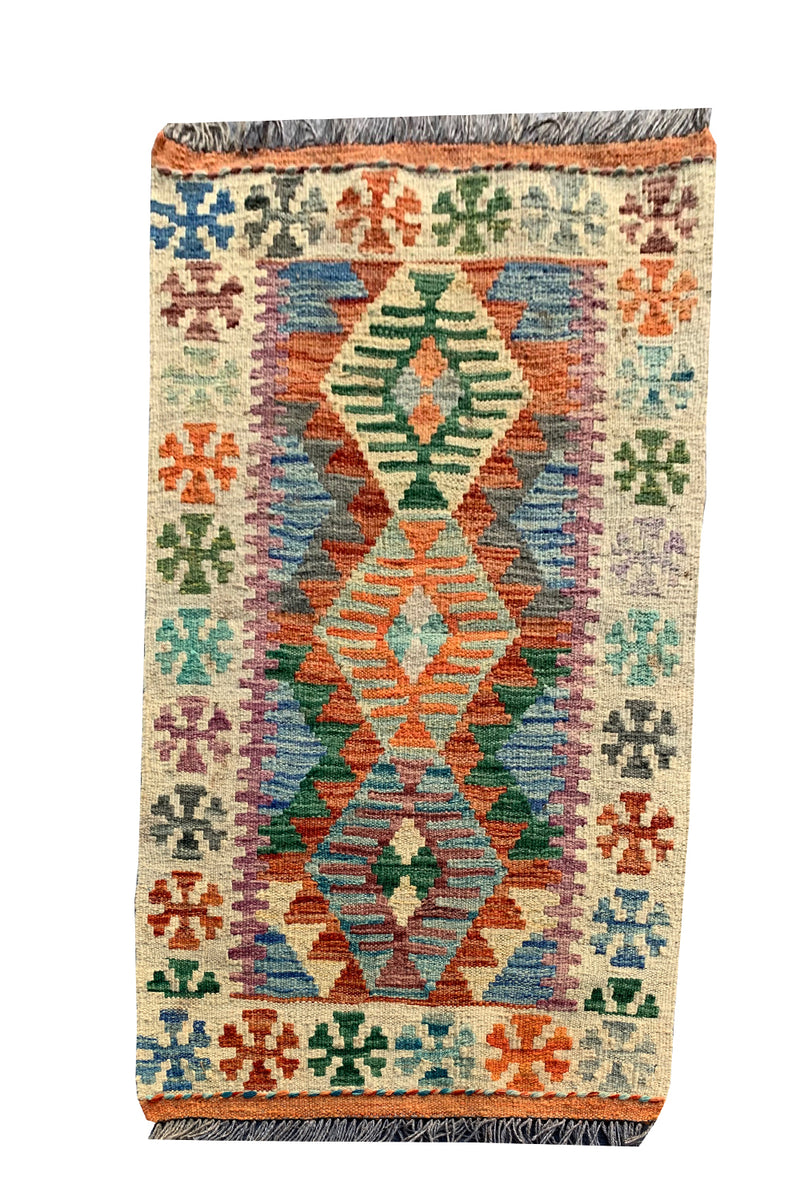 MODERN CHOBI KILIM 3.1 x 1.10 Ft