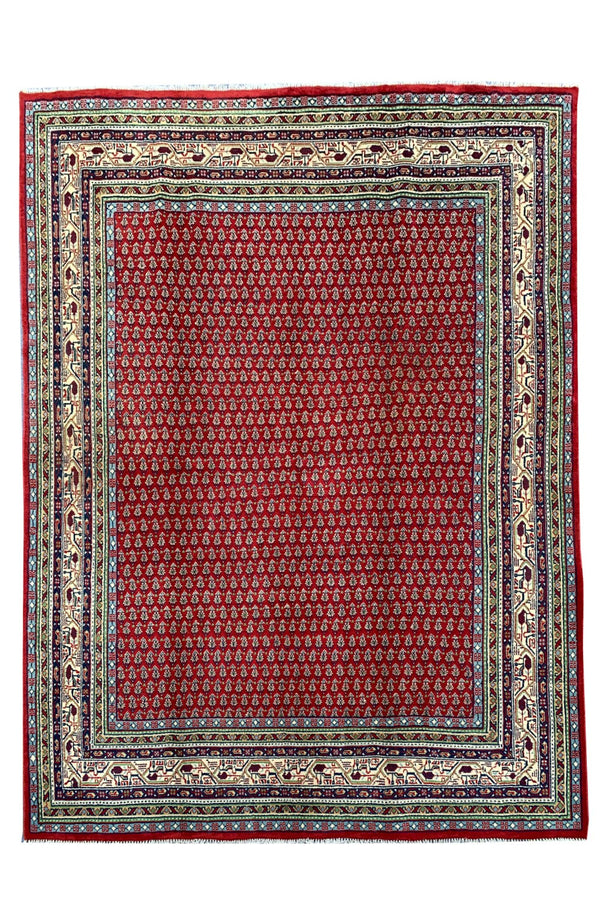 Amazing Hand Knotted Badam Gul Mir Wool Area Rug 7 x 7 Ft