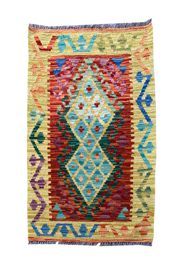 MODERN CHOBI KILIM 2.11 X 2.0 FT