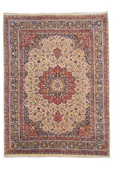 Authentic Hand Knotted Vintage Tabreez Wool Area Rug 11 x 8 Ft (1524 Ger-4)