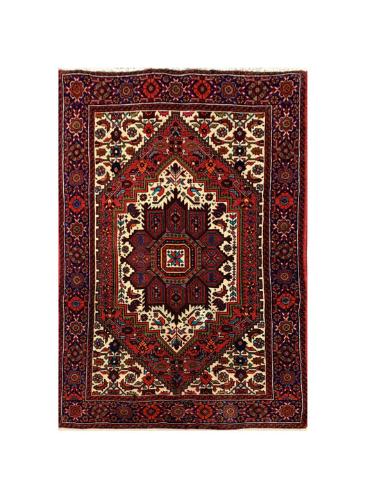 Amazing Hand Knotted Bijour Wool Area Rug 4.0 x 2.5 Ft