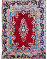 Amazing Hand Knotted Vintage Qirmoun Wool Area Rug 12 x 9 Ft