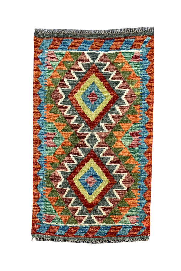 MODERN CHOBI KILIM 2.11 x 2.0 Ft