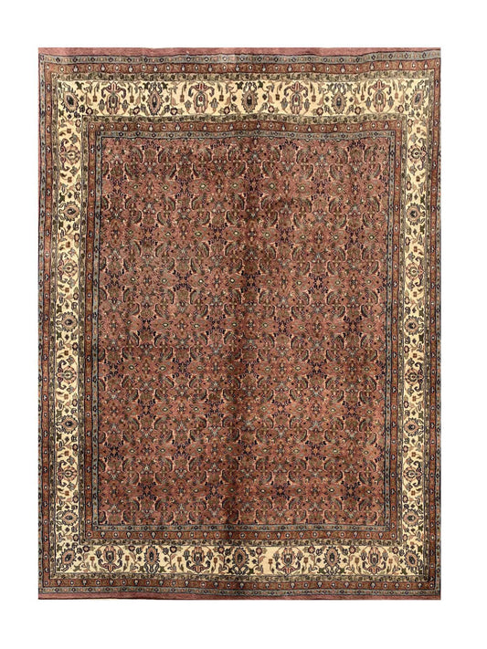 Amazing Hand Knotted Bijour Wool Area Rug 9.10 x 8.2 Ft