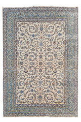 Authentic Hand Knotted Vintage Qashoun Wool Area Rug 13.10 x 9.8 Ft (1498 Ger-4)