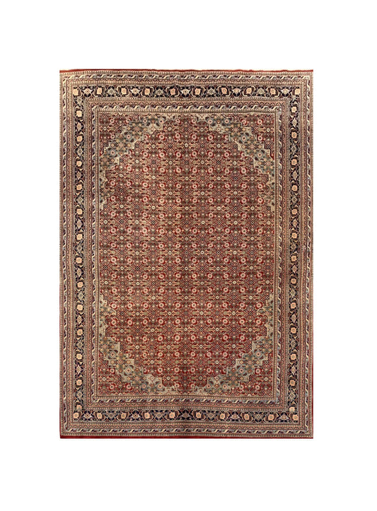 Amazing Hand Knotted Vintage bijour Wool Area Rug 11.5 x 8.5 Ft