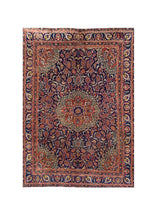 Amazing Hand Knotted Vintage Qashoun Wool Area Rug 12.6 x 9.5 Ft
